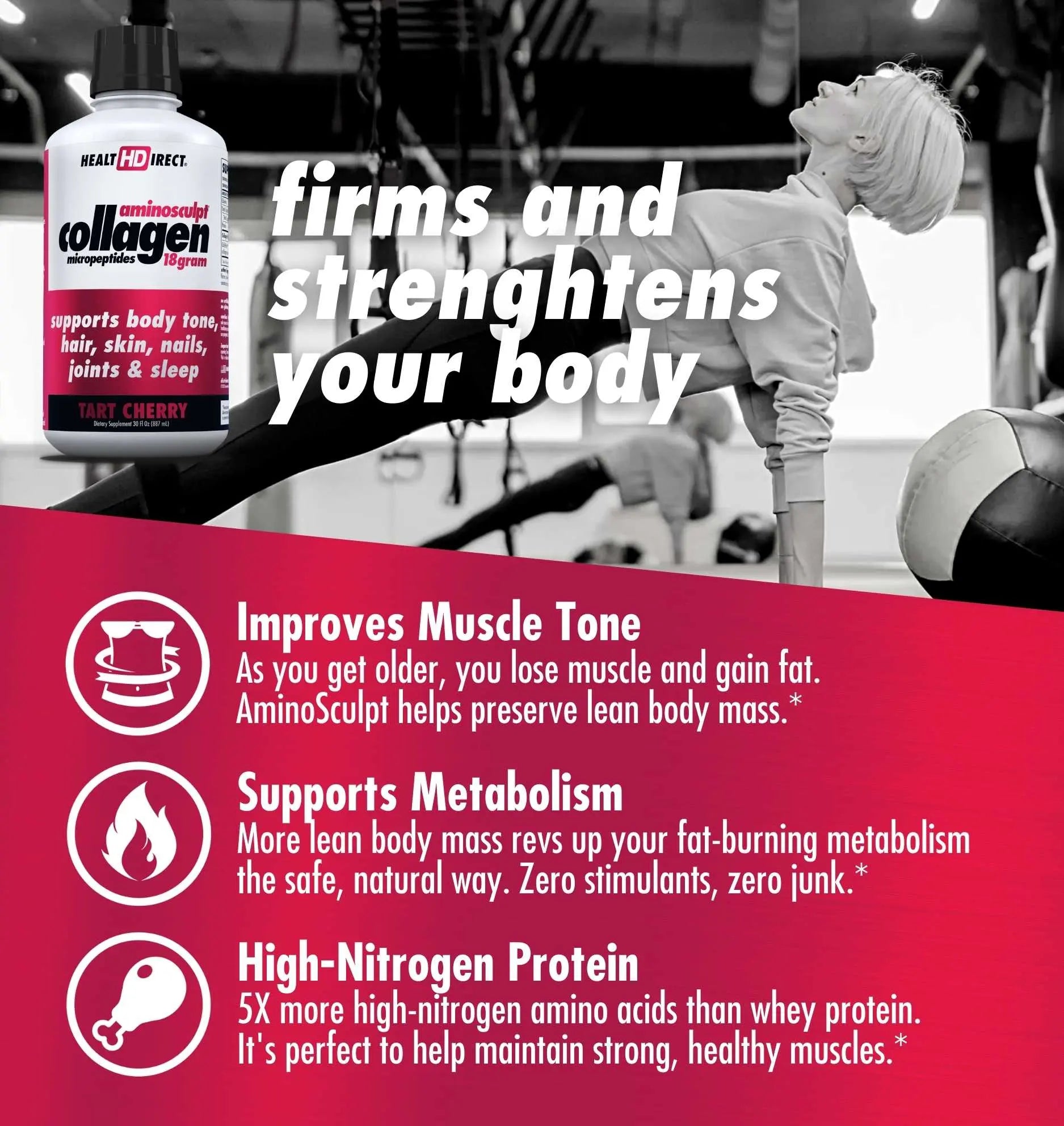 aminosculpt® collagen sugar-free 18 gram Health Direct